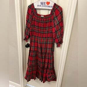 Ivy City holiday plaid dress